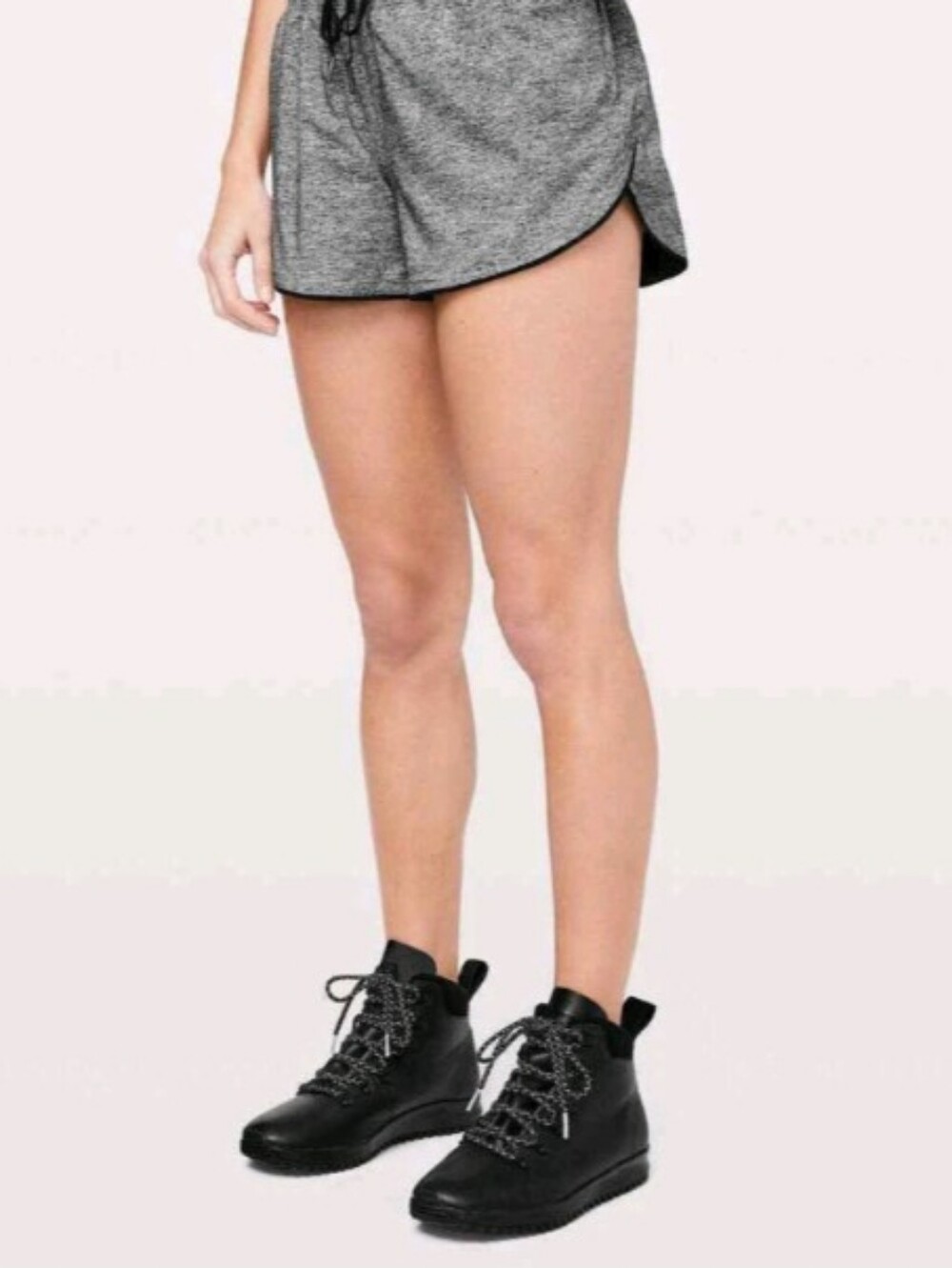 Lululemon Choose A Side Shorts Heathered Gray/Black Fully Reversible Shorts